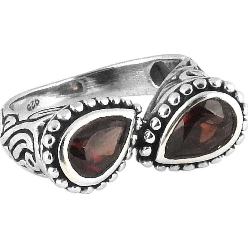 Big Love's Victory!! Garnet 925 Sterling Silver Rings