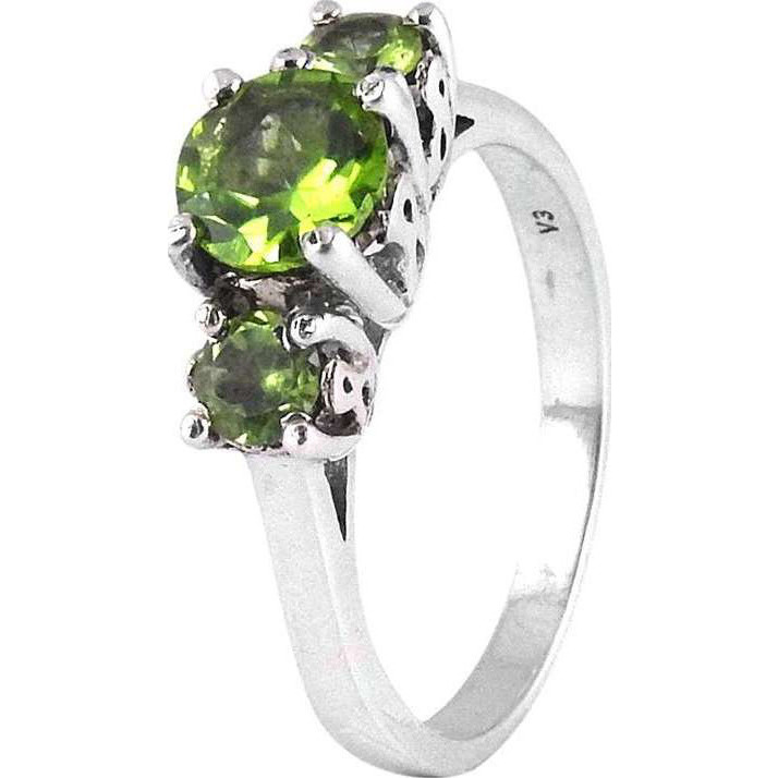Spell Peridot 925 Sterling Silver Rings