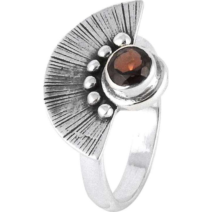 Stunning Garnet 925 Sterling Silver Rings