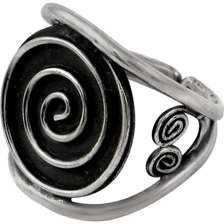 Fine Oxidized 925 Sterling Silver Ring