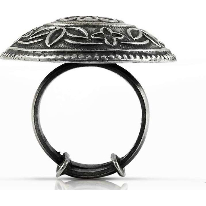 Abstract Handmade 925 Sterling Silver Ring