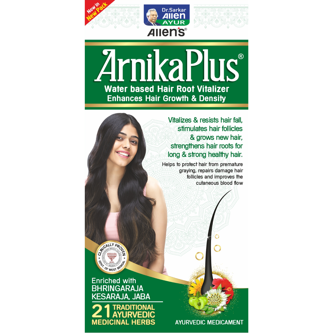 Allen Laboratories Arnika Plus Hair Root Vitalizer 100 ml