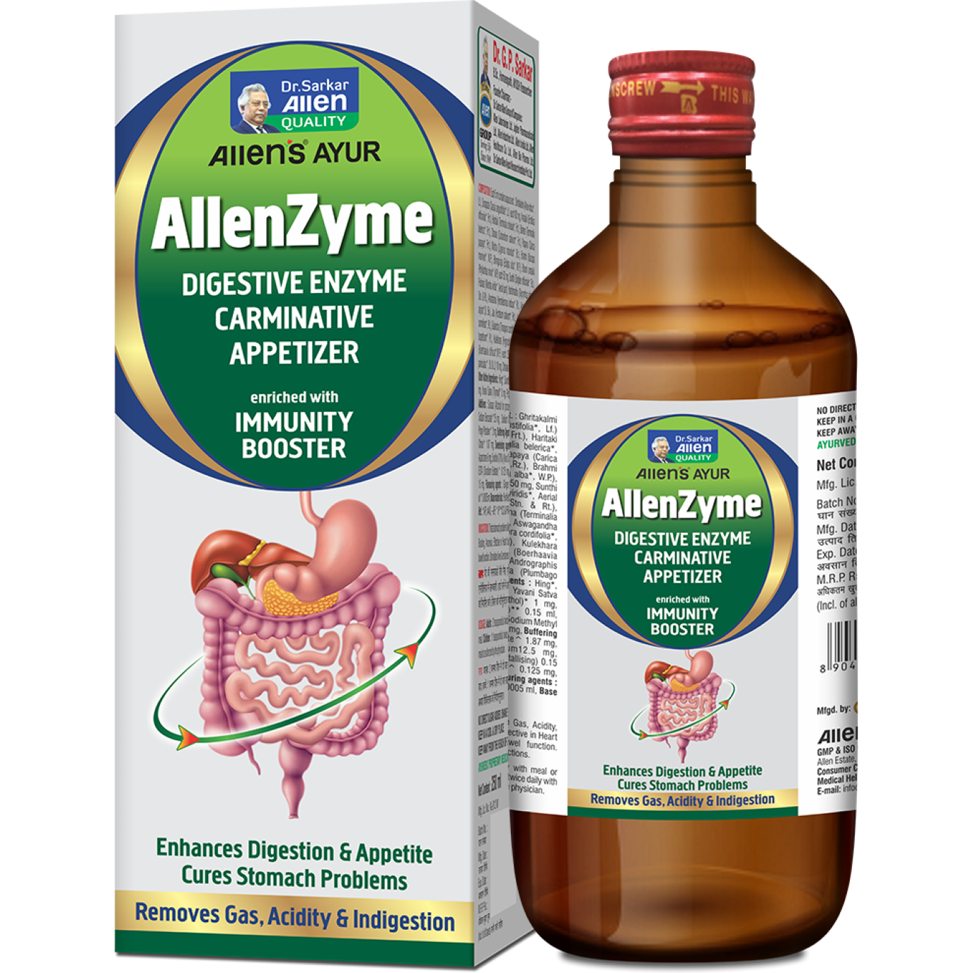 Allen Laboratories Allenzyme 250 ml (Pack of 3)