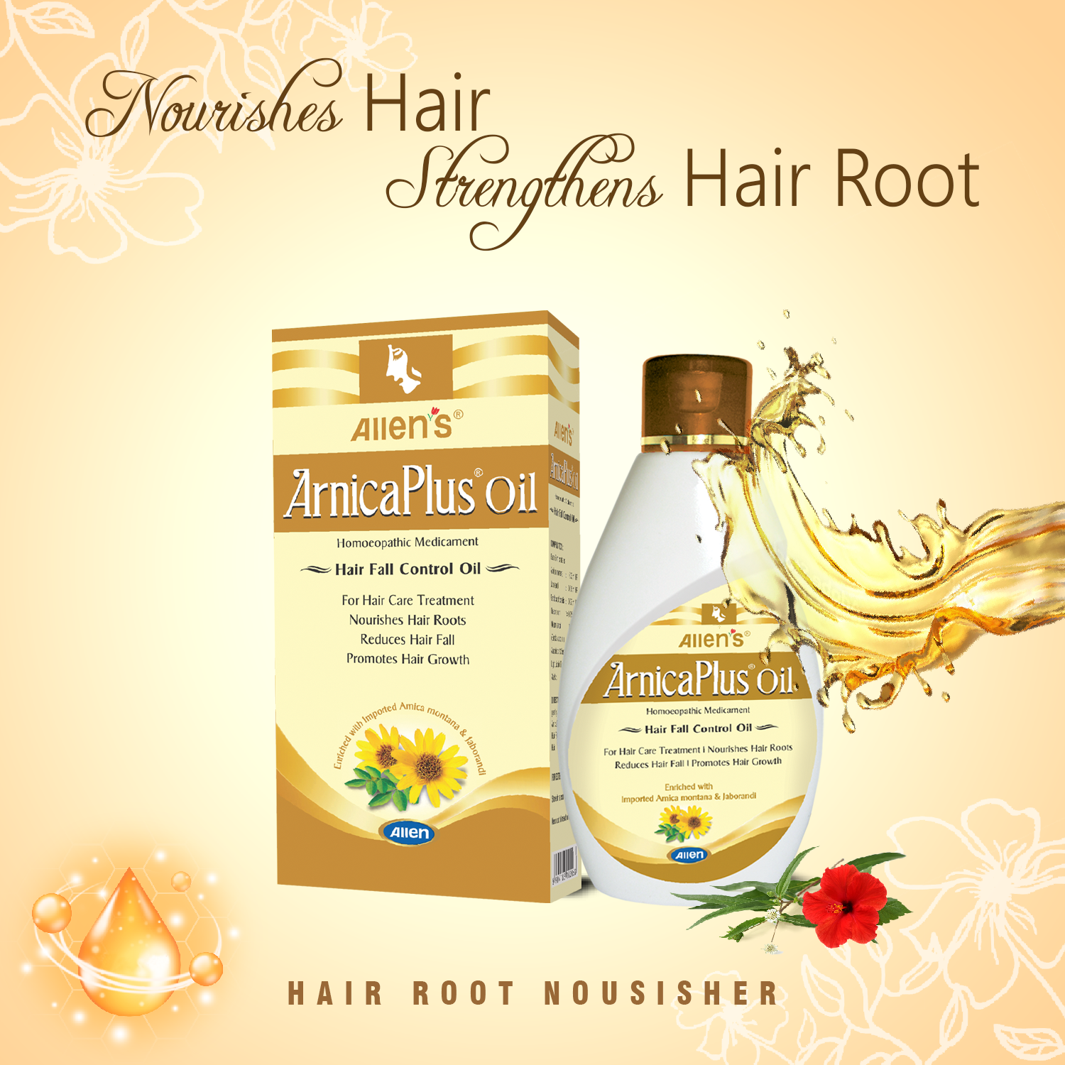 Allen Laboratories Arnica Plus Hair Oil 100 ml