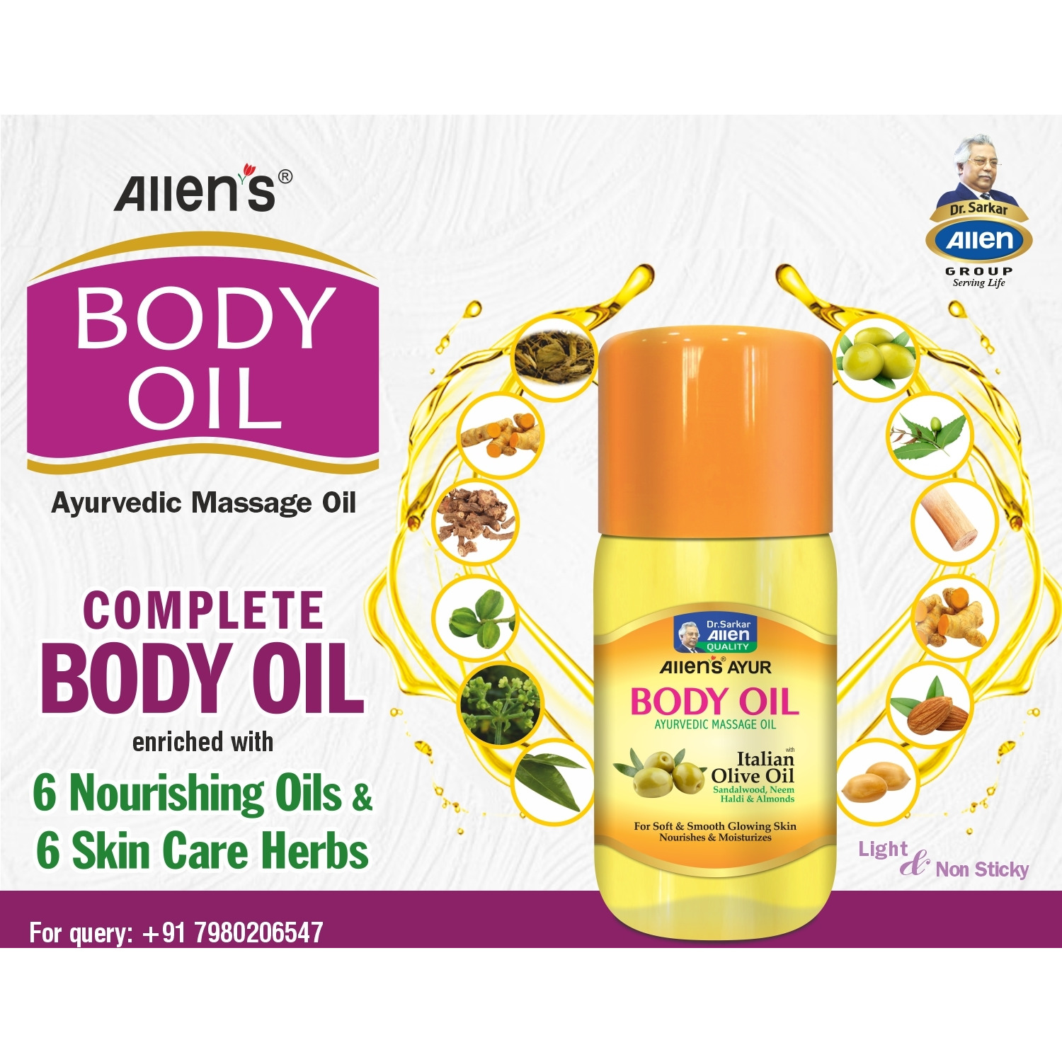 Allen Laboratories Body Oil 200 ml