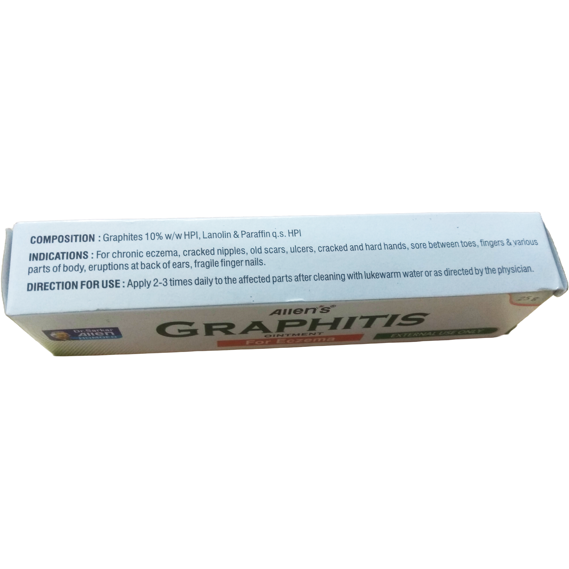 Allen Laboratories Graphitis Ointment 25 gm (Pack of 4)
