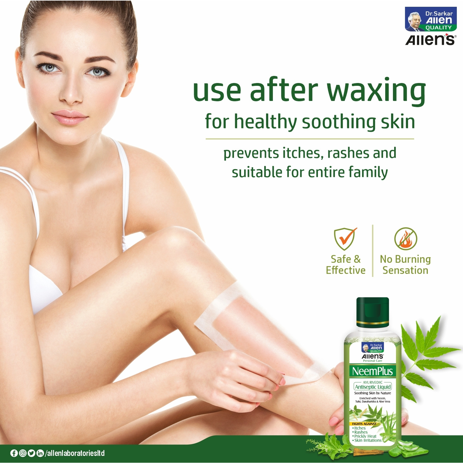 Allen Laboratories Neem Plus Face Wash (Pack Of 2) 100 ml