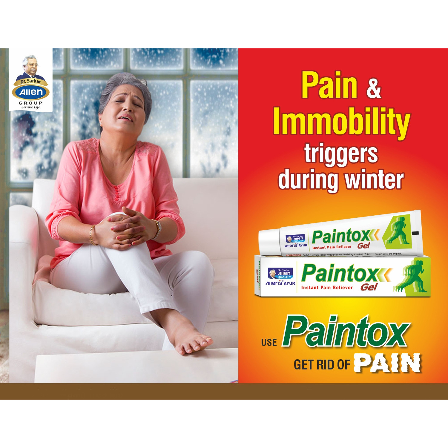Allen Laboratories Paintox Gel 30 gm (Pack of 3)