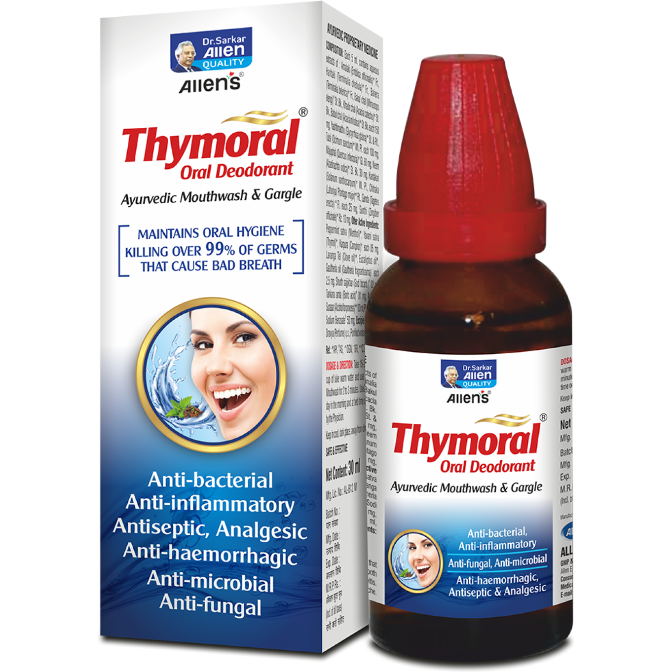 Allen Laboratories Thymoral  30 ml (Pack Of 2)
