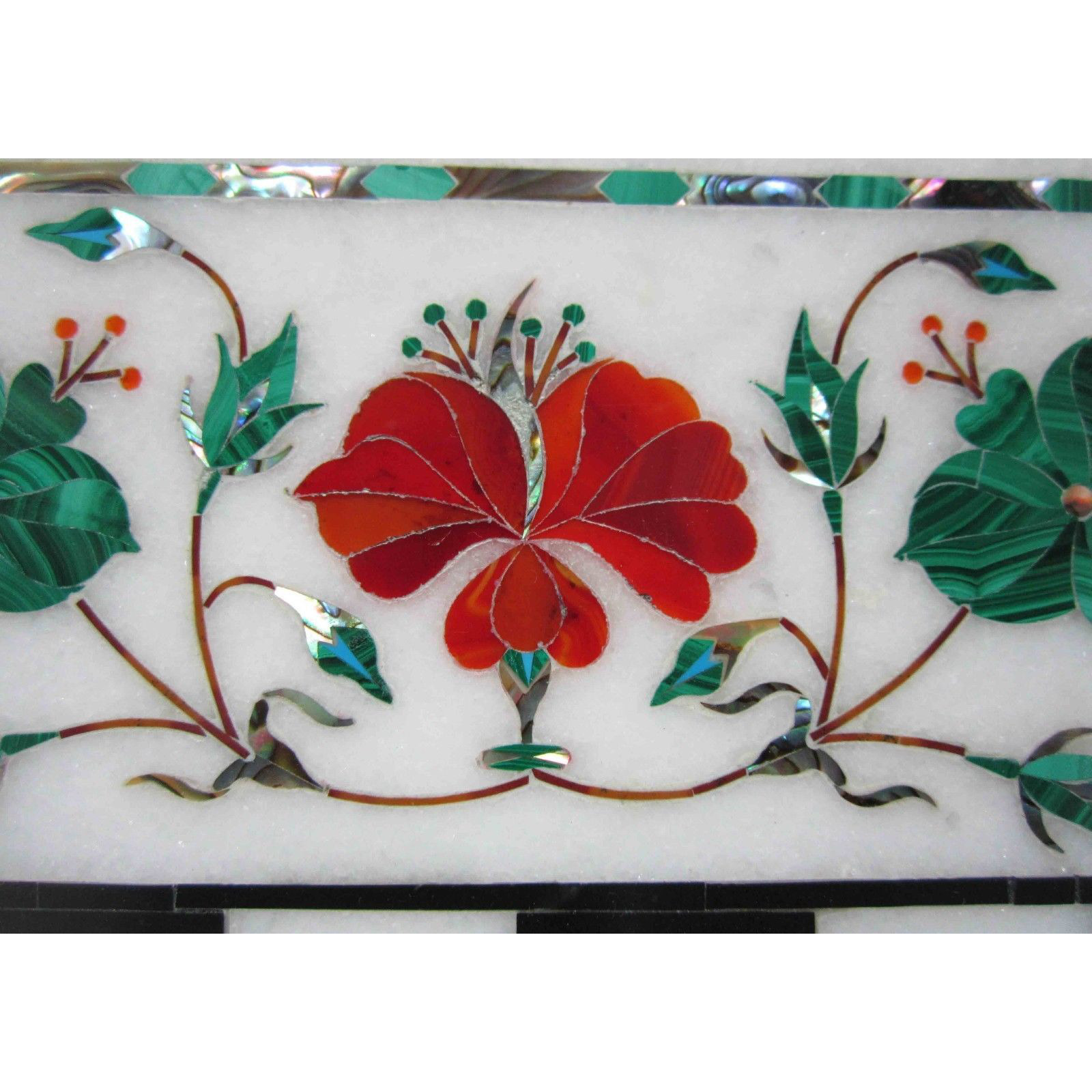 White Marble Chess Table Top