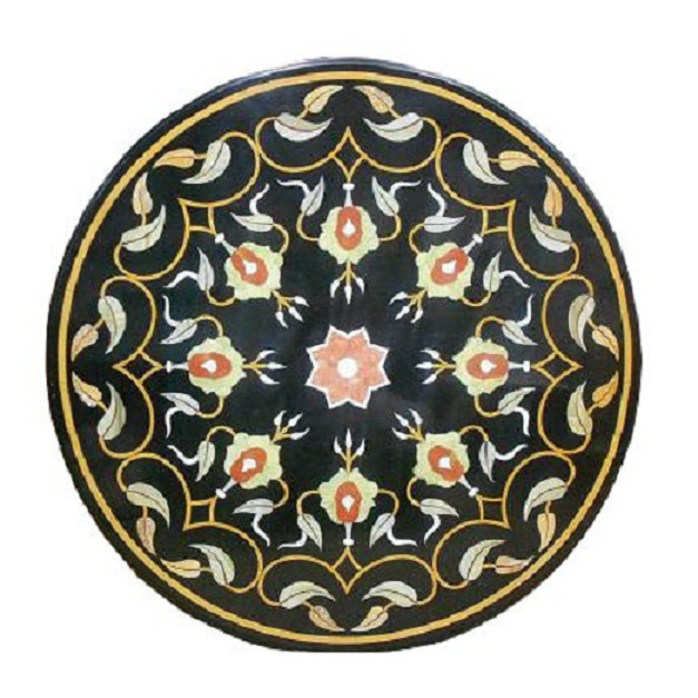 Black Marble Table Top