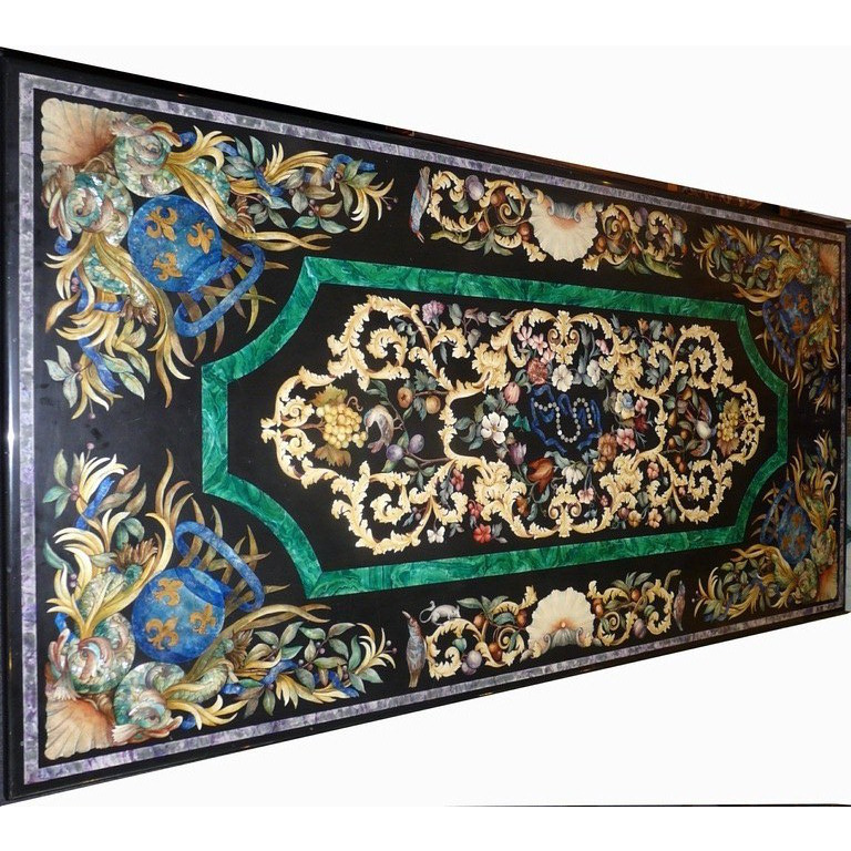 Black Marble Table Top