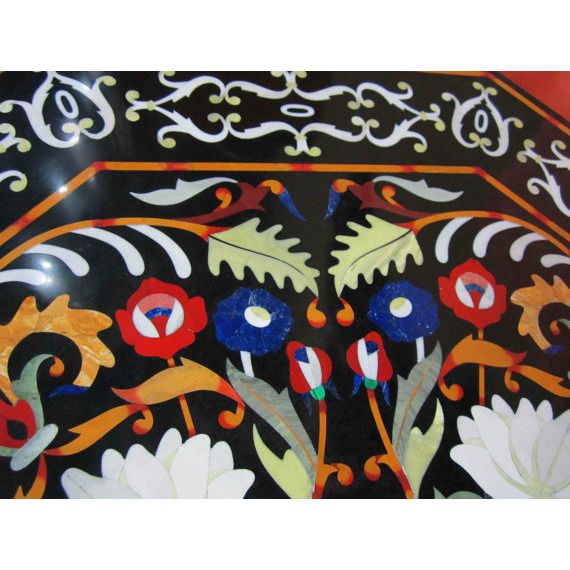 Black Marble Table Top
