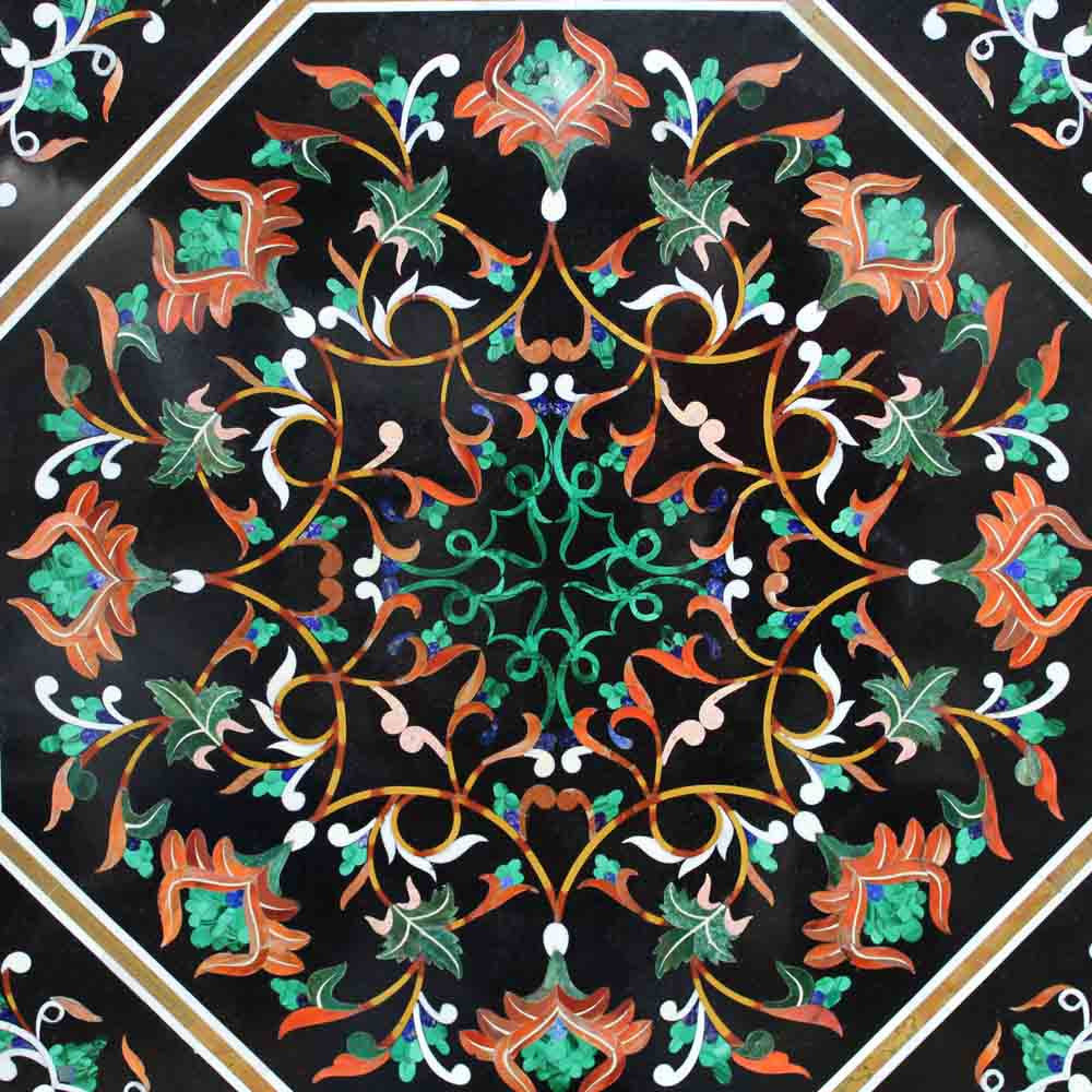 Black Marble Table Top