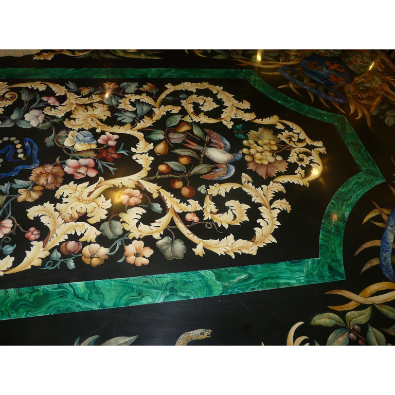 Black Marble Table Top