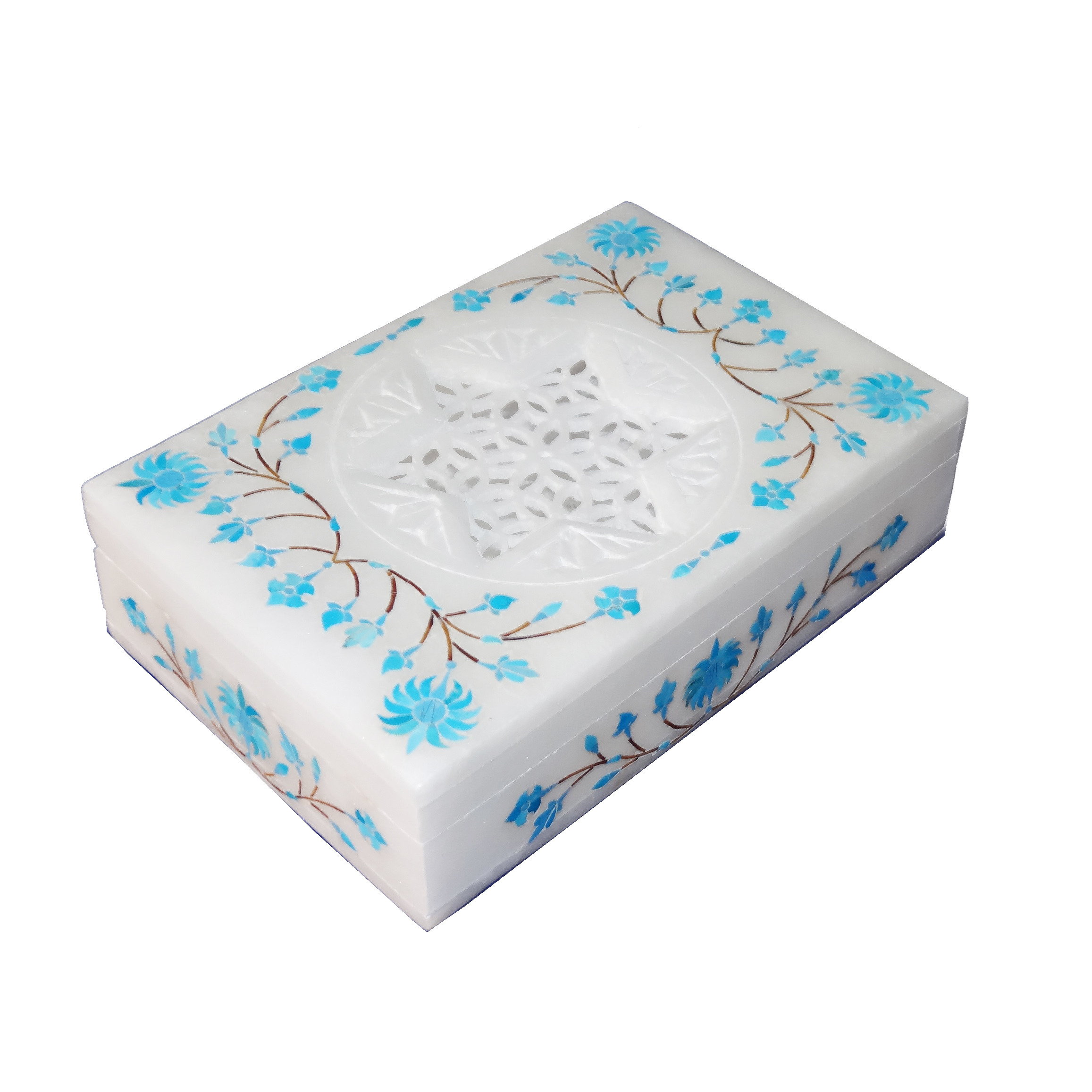 White Marble Jewelry Box