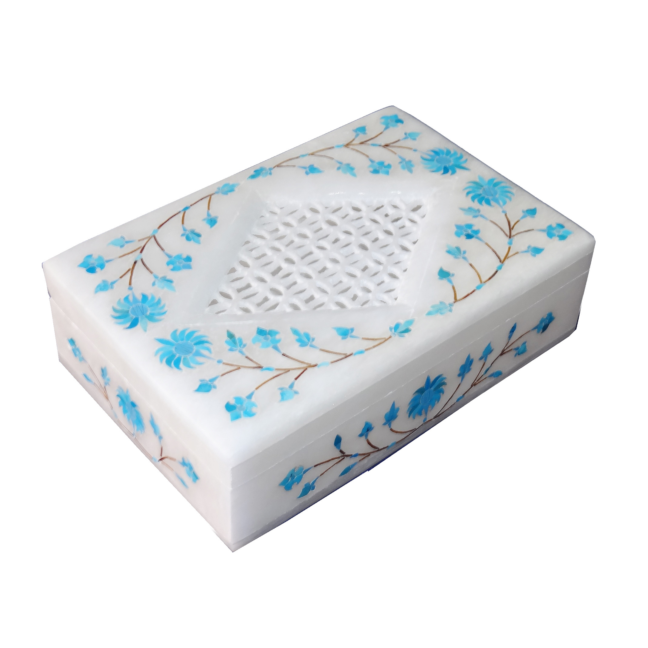 White Marble Jewelry Box