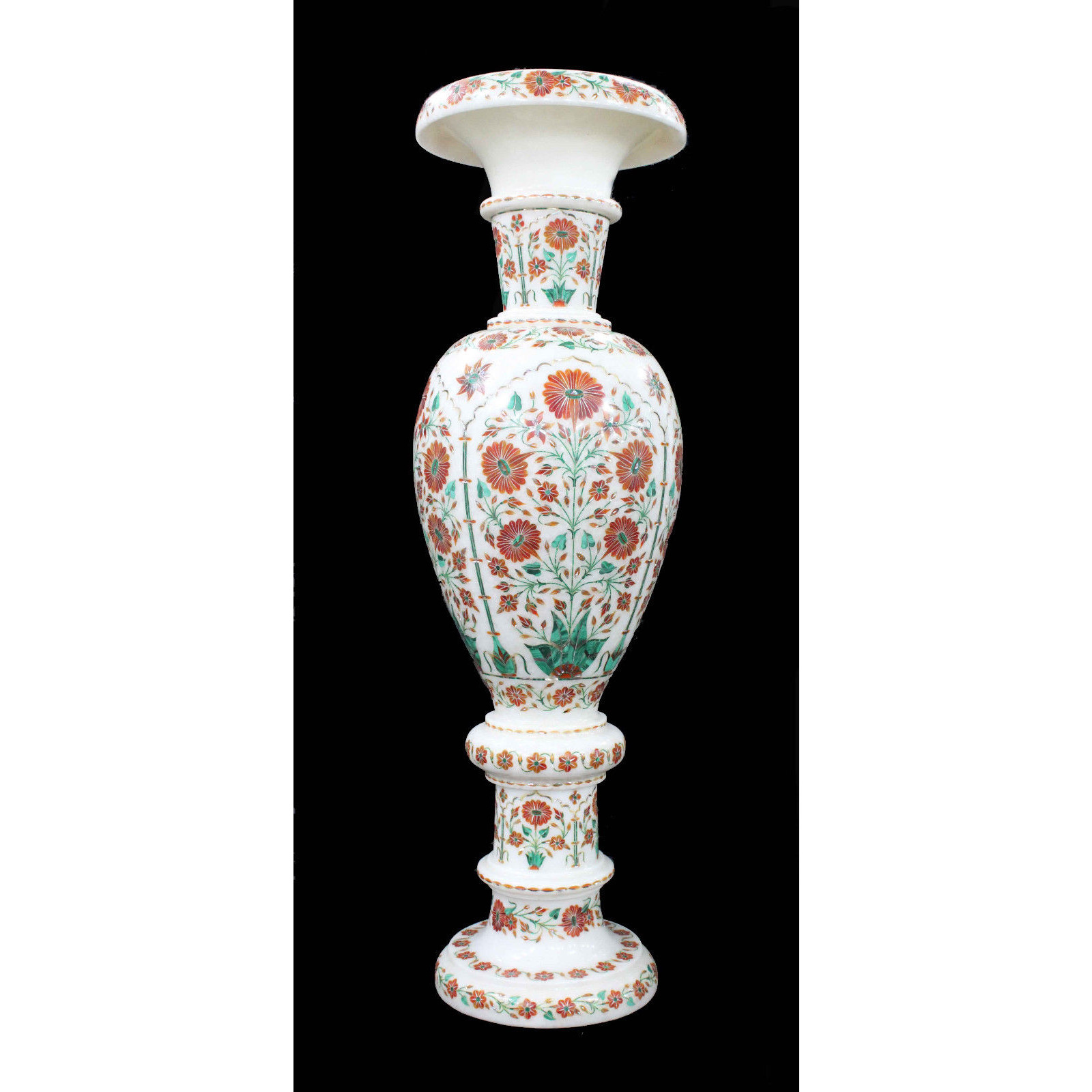 White Marble Flower Vase