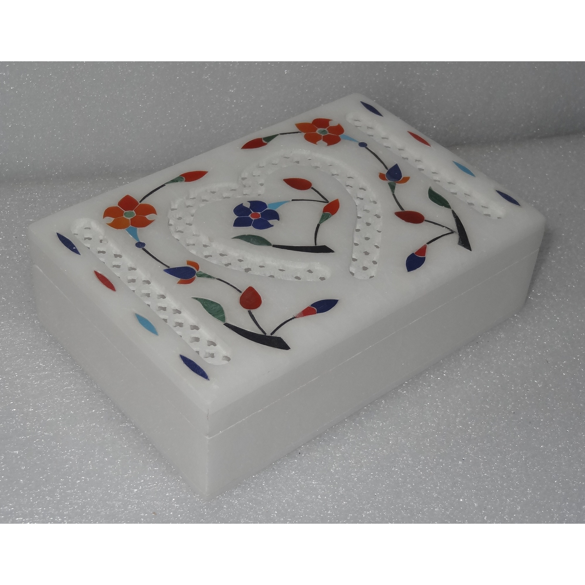 White Marble Jewelry Box