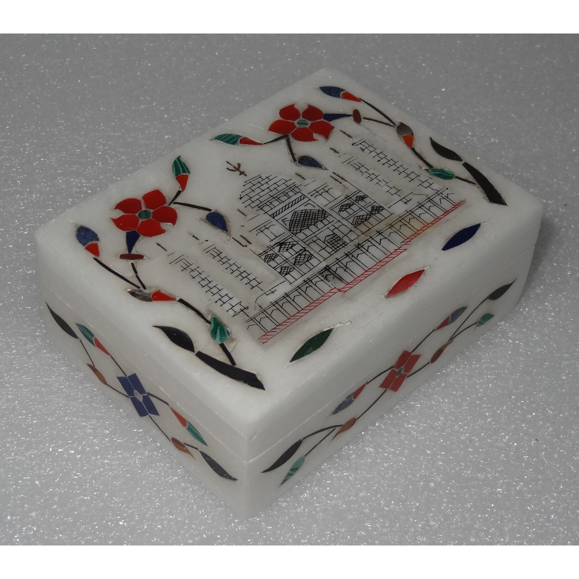 White Marble Jewelry Box