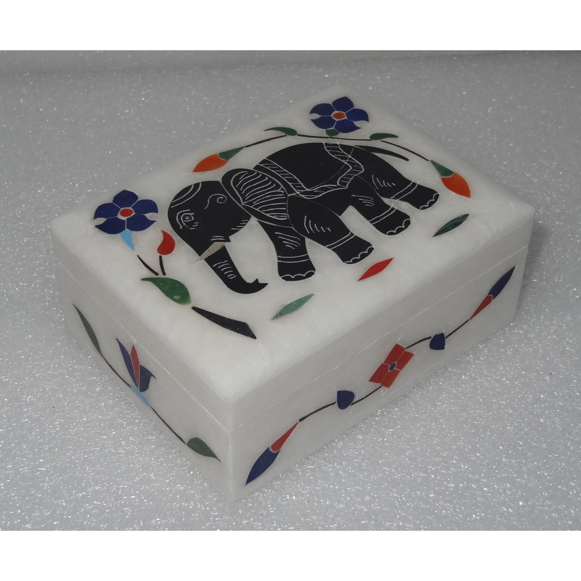 White Marble Jewelry Box