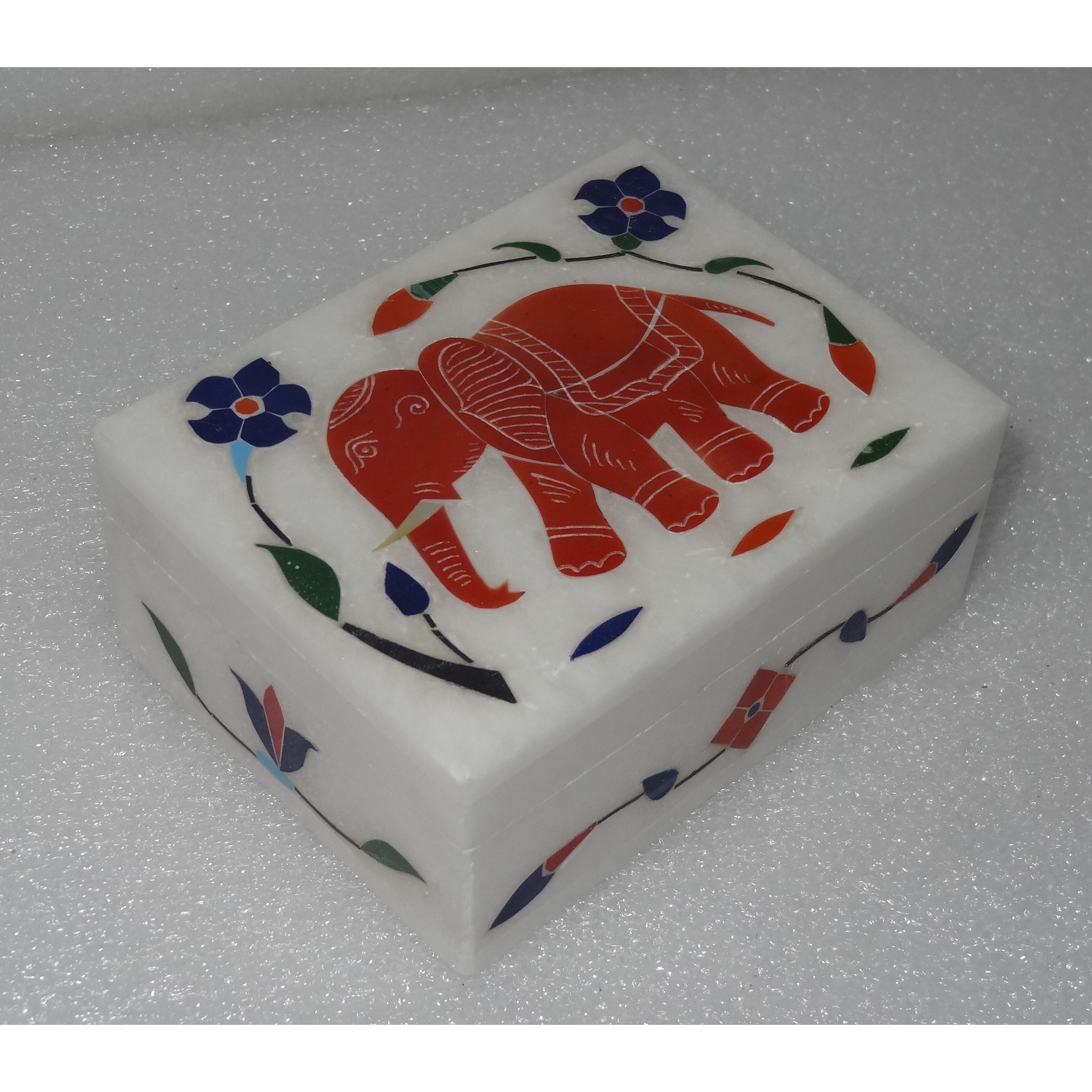 White Marble Jewelry Box