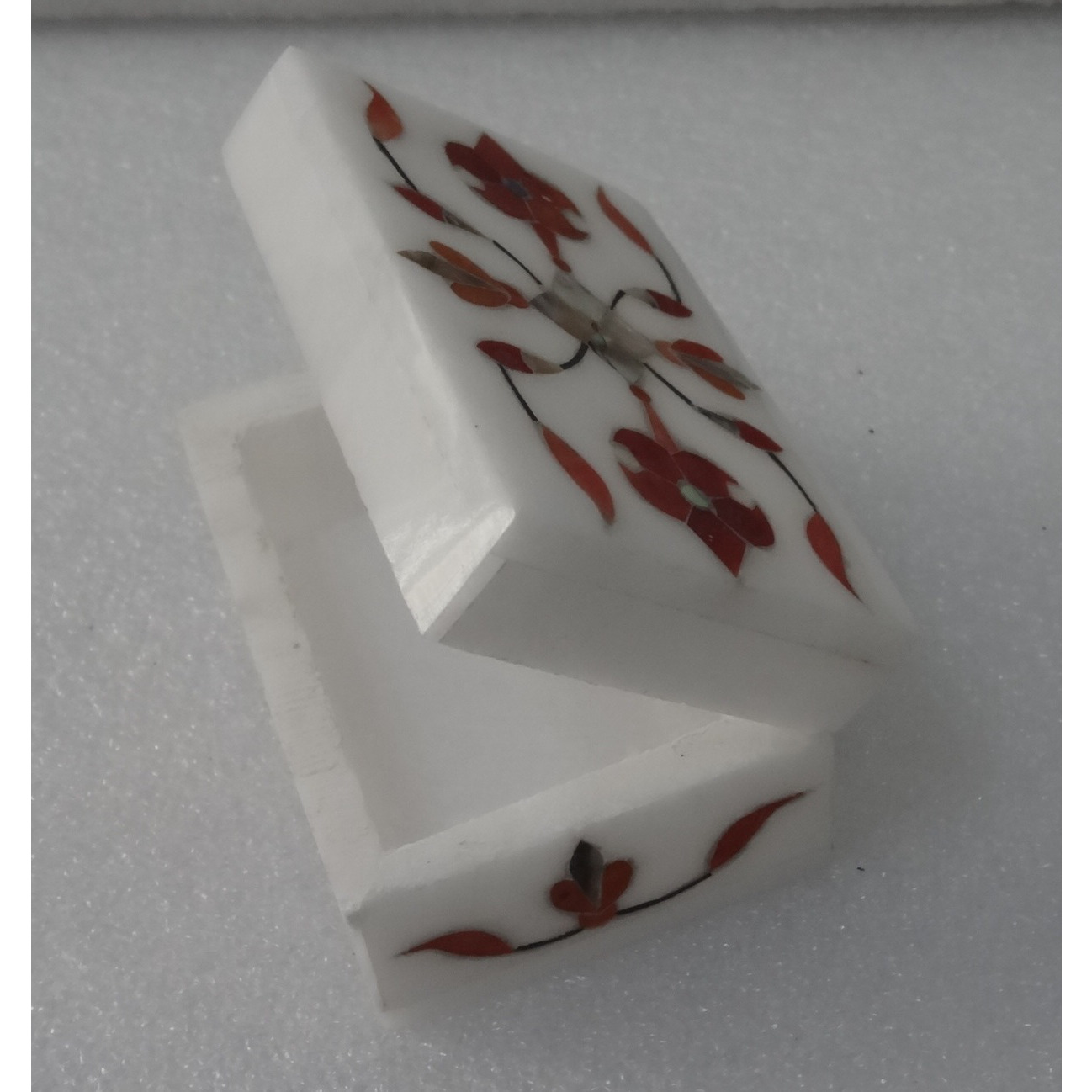 White Marble Jewelry Box