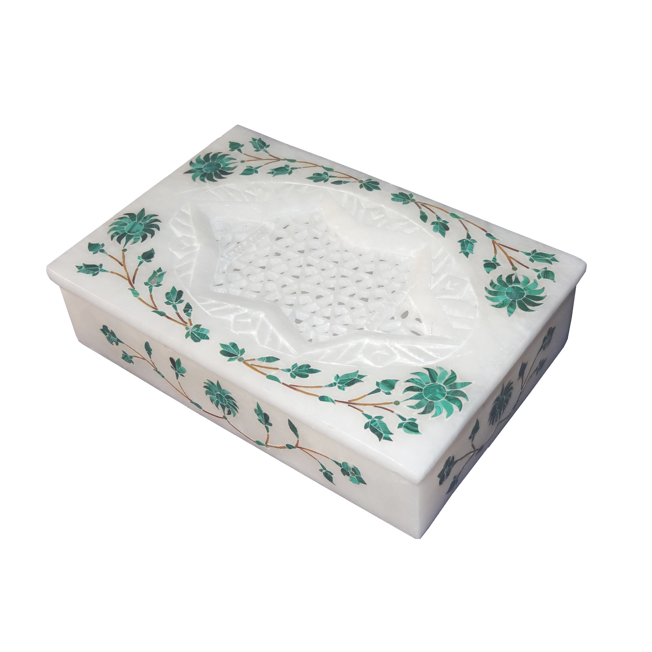 White Marble Jewelry Box