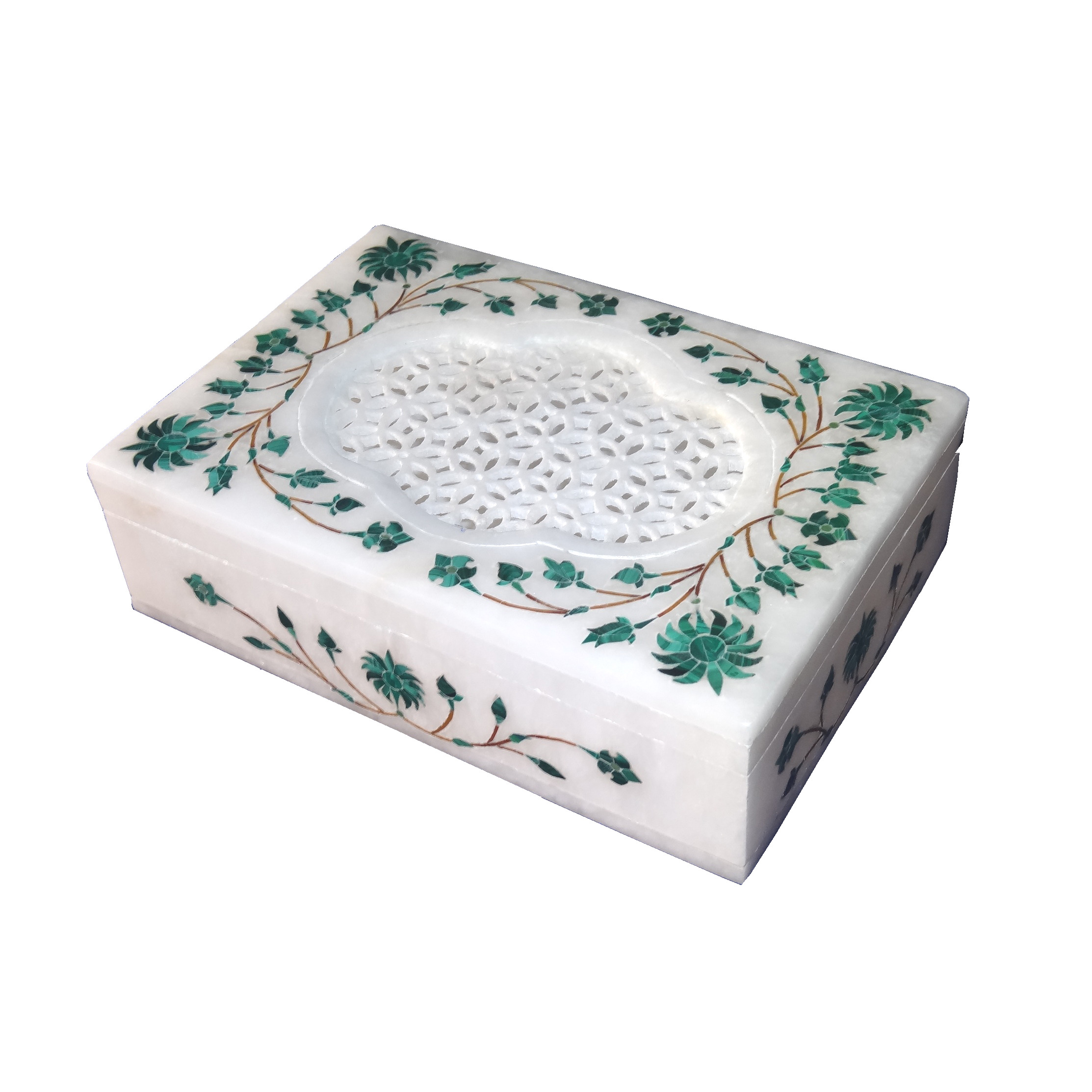 White Marble Jewelry Box