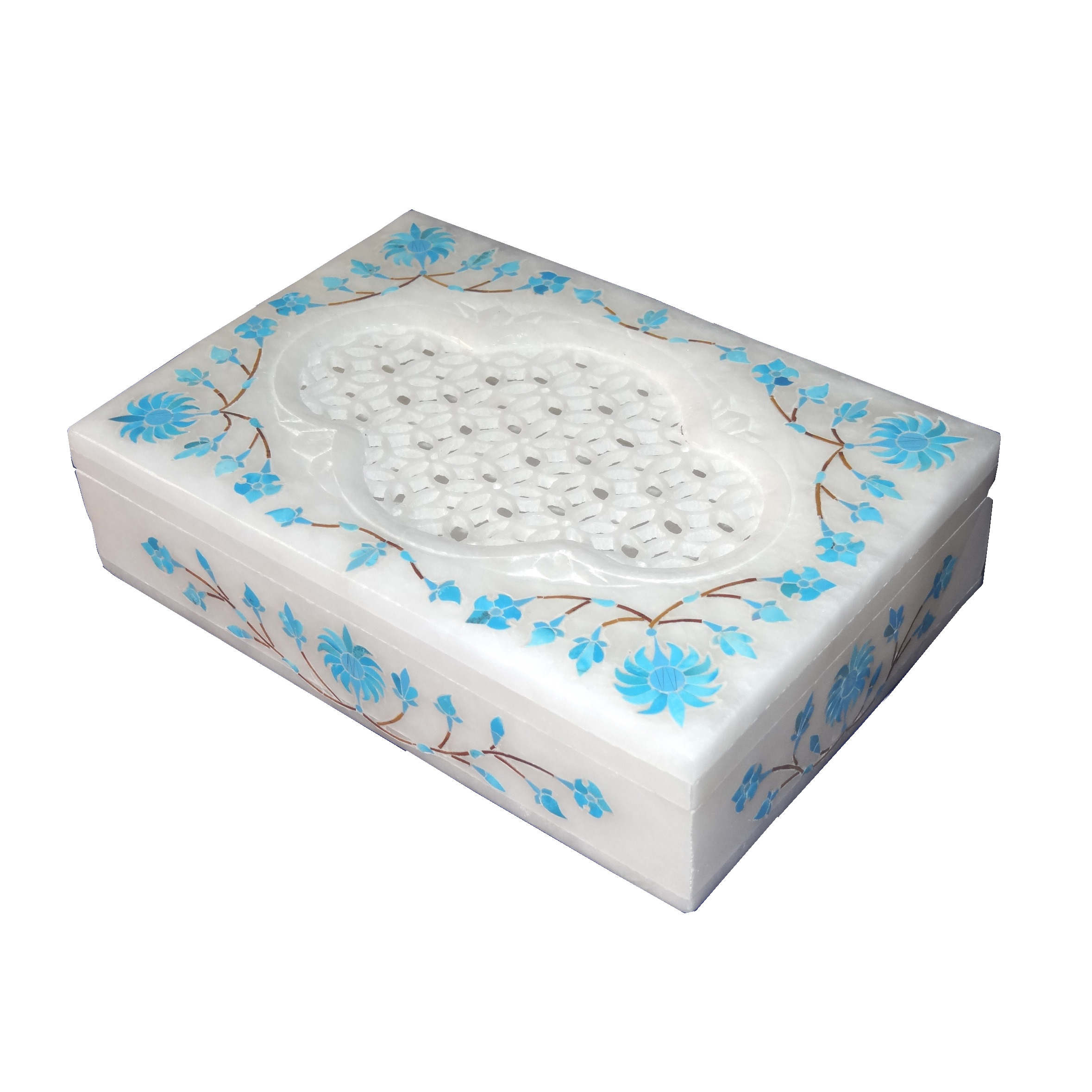 White Marble Jewelry Box