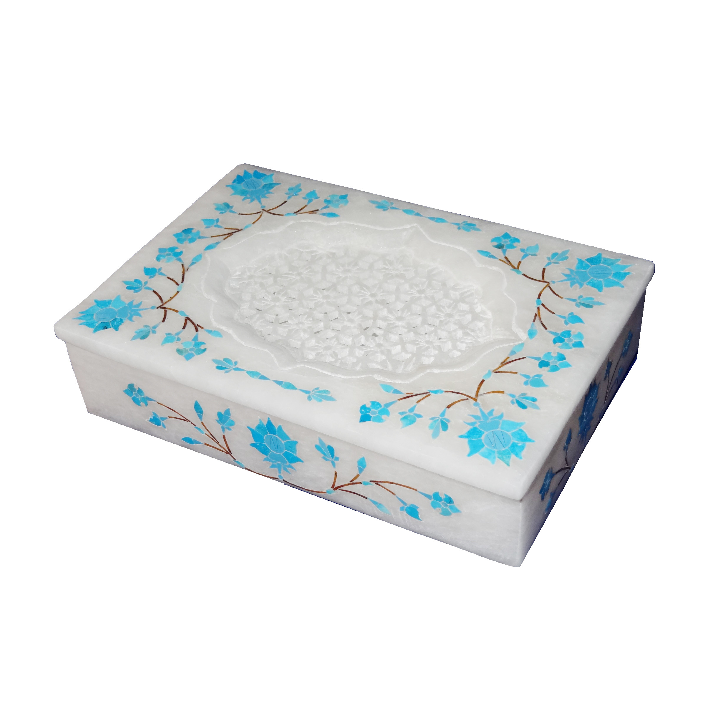 White Marble Jewelry Box