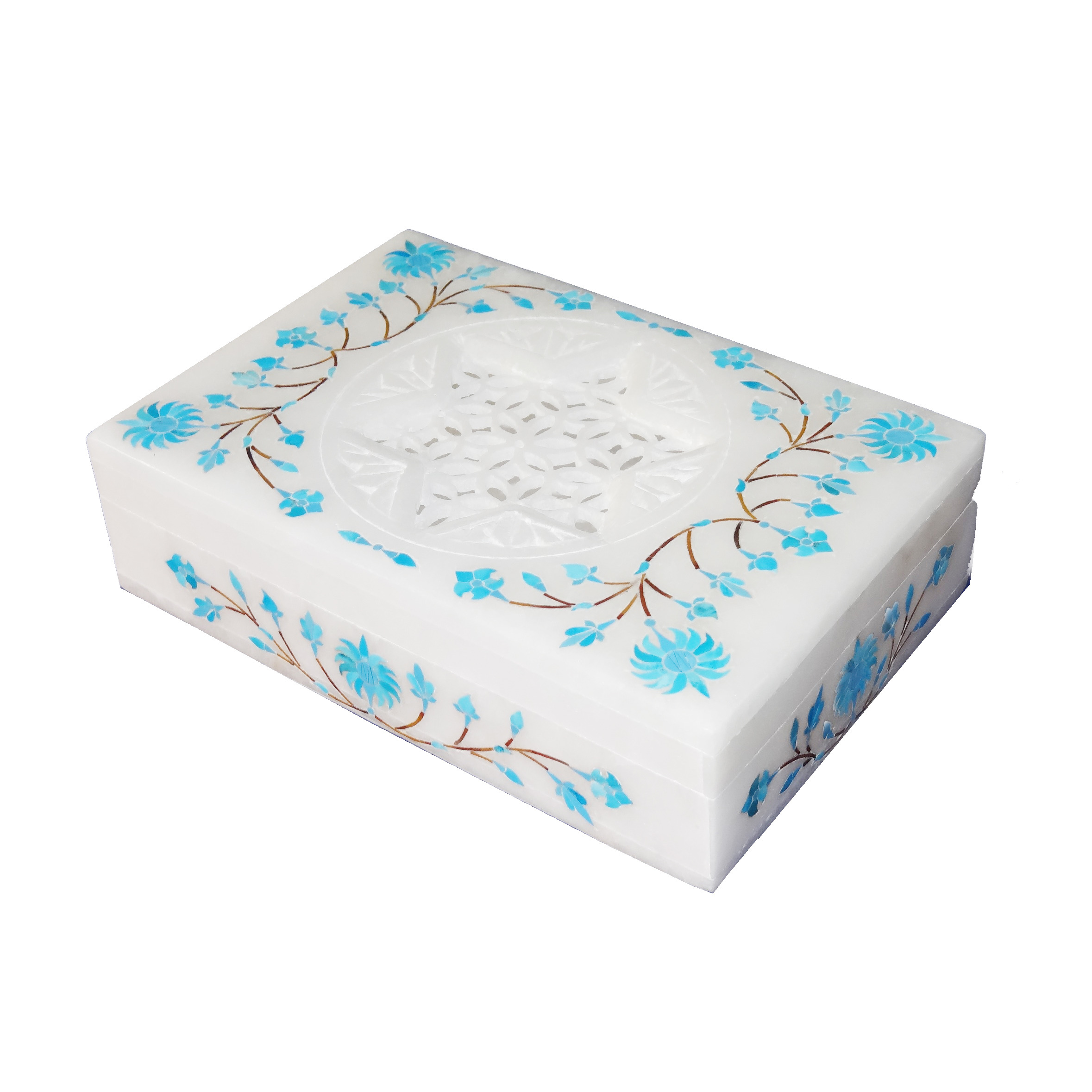 White Marble Jewelry Box