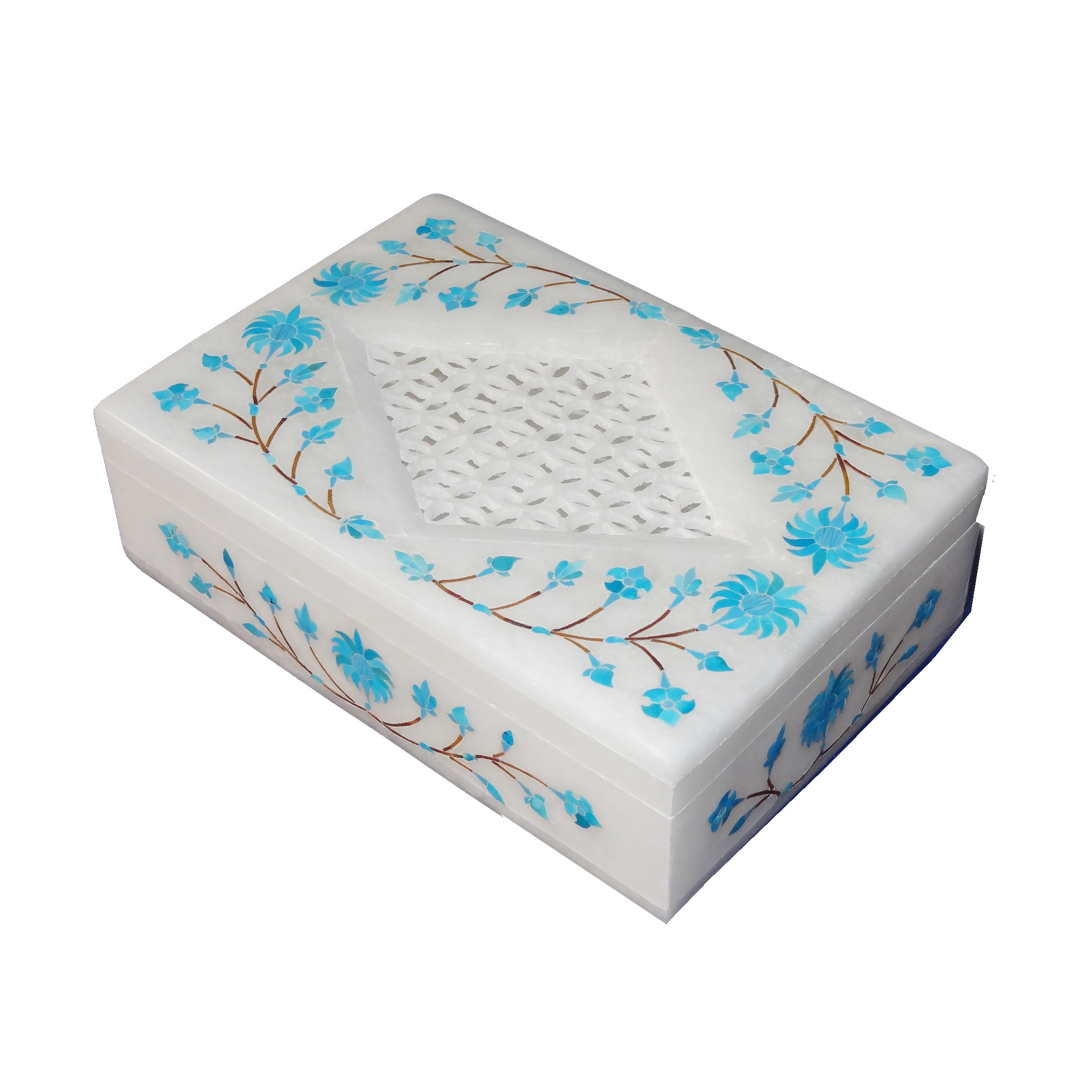 White Marble Jewelry Box