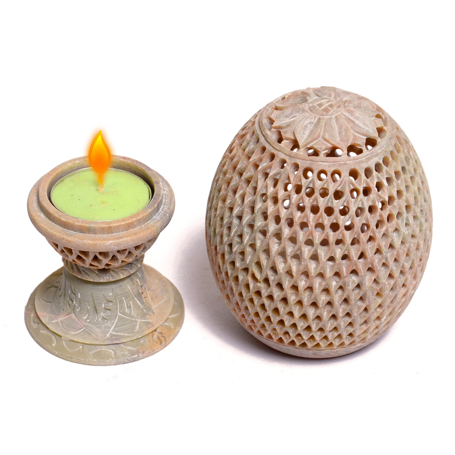 Marble Candle Holder
