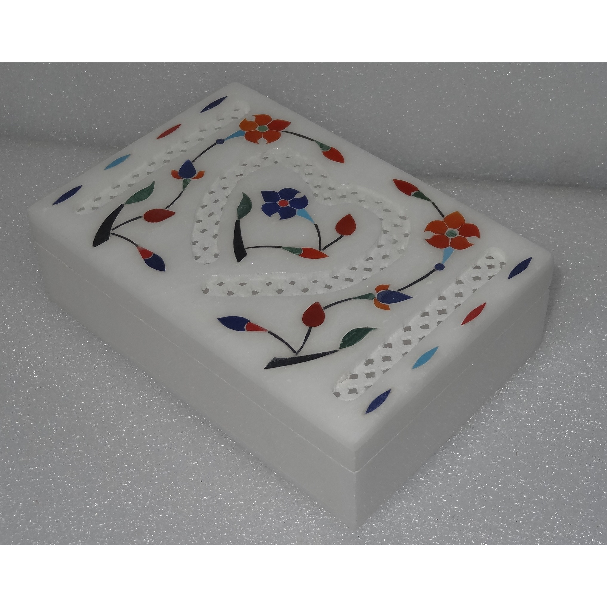 White Marble Jewelry Box