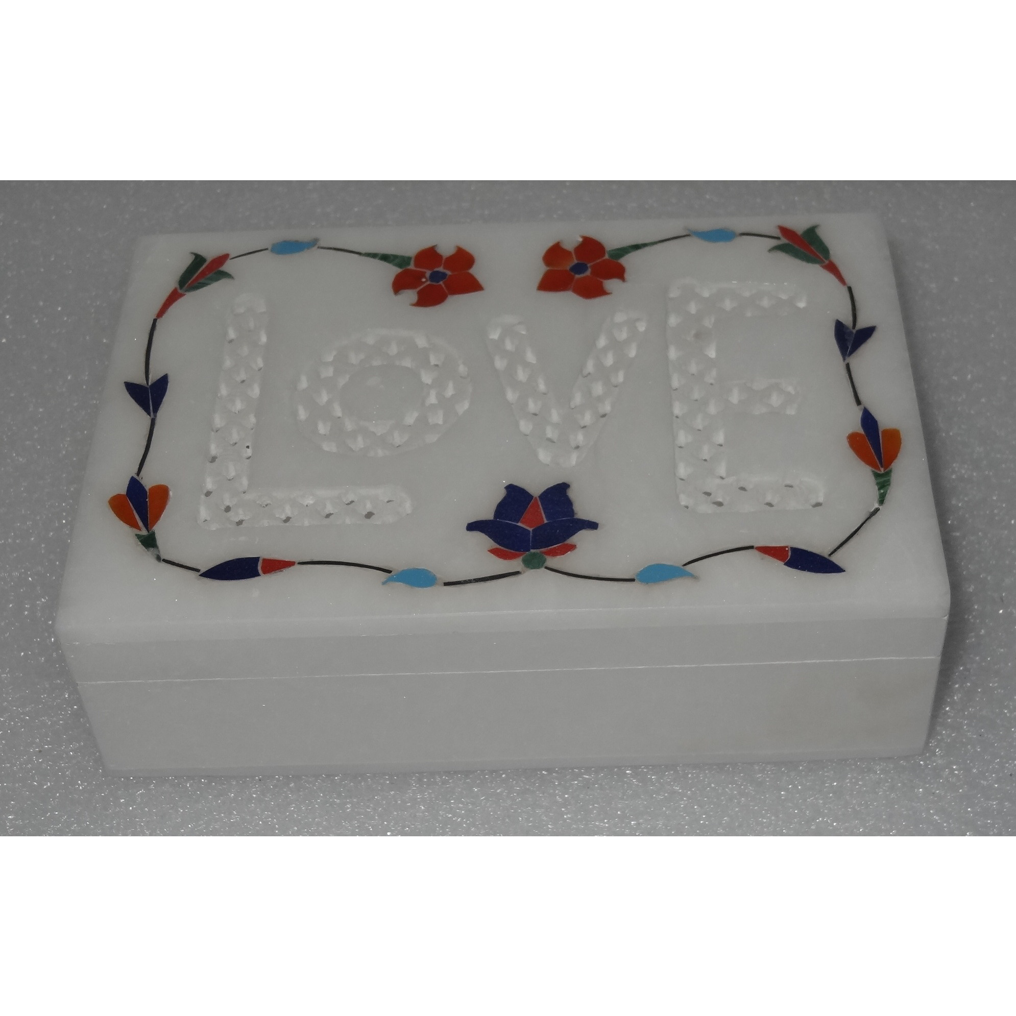 White Marble Jewelry Box