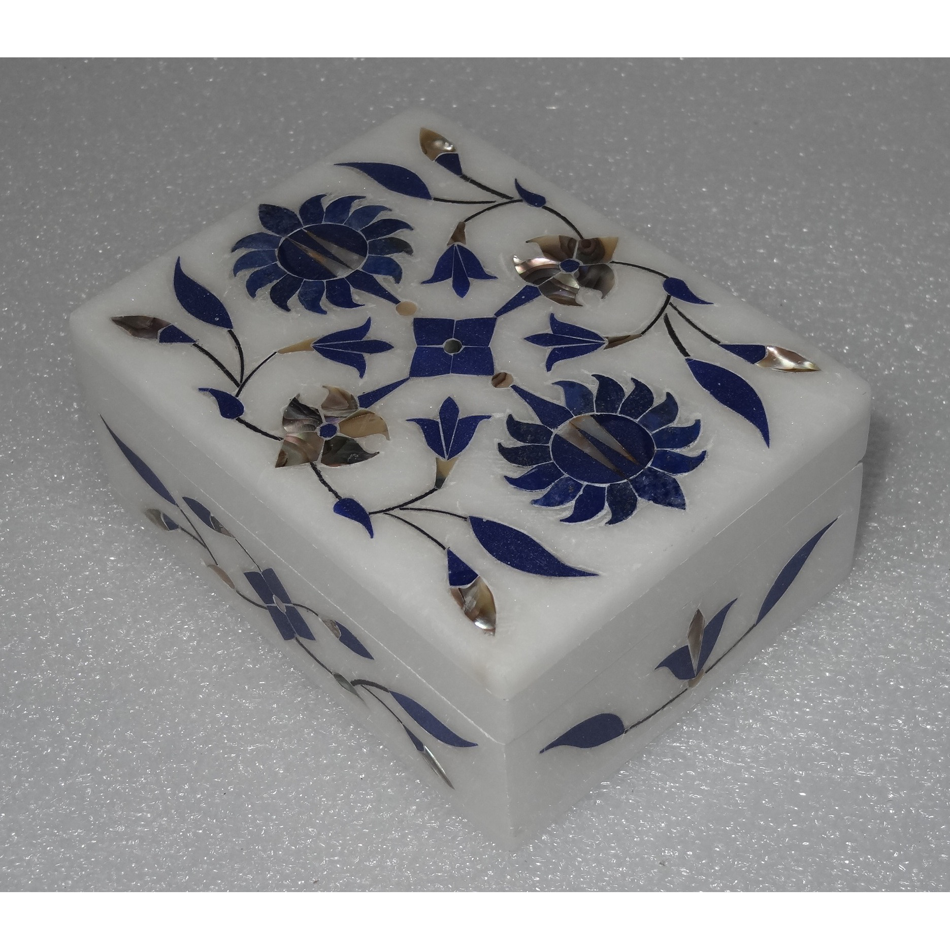 White Marble Jewelry Box