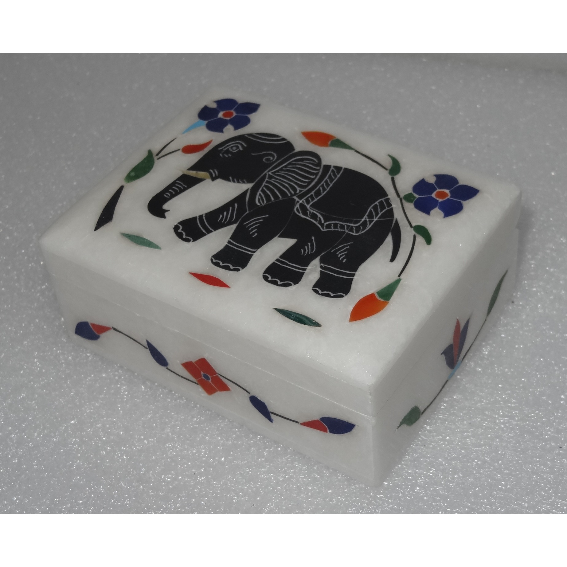 White Marble Jewelry Box