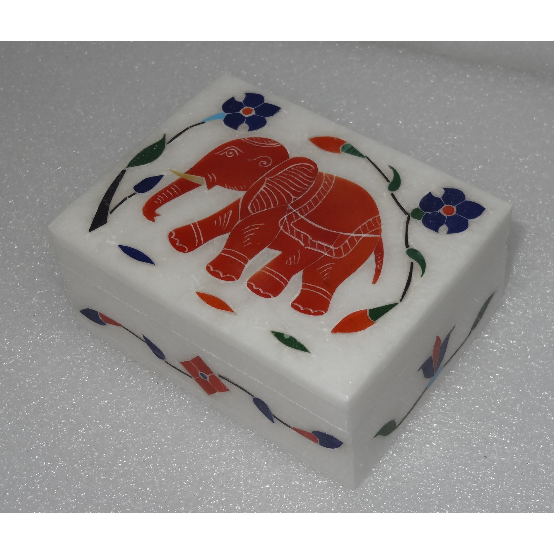 White Marble Jewelry Box