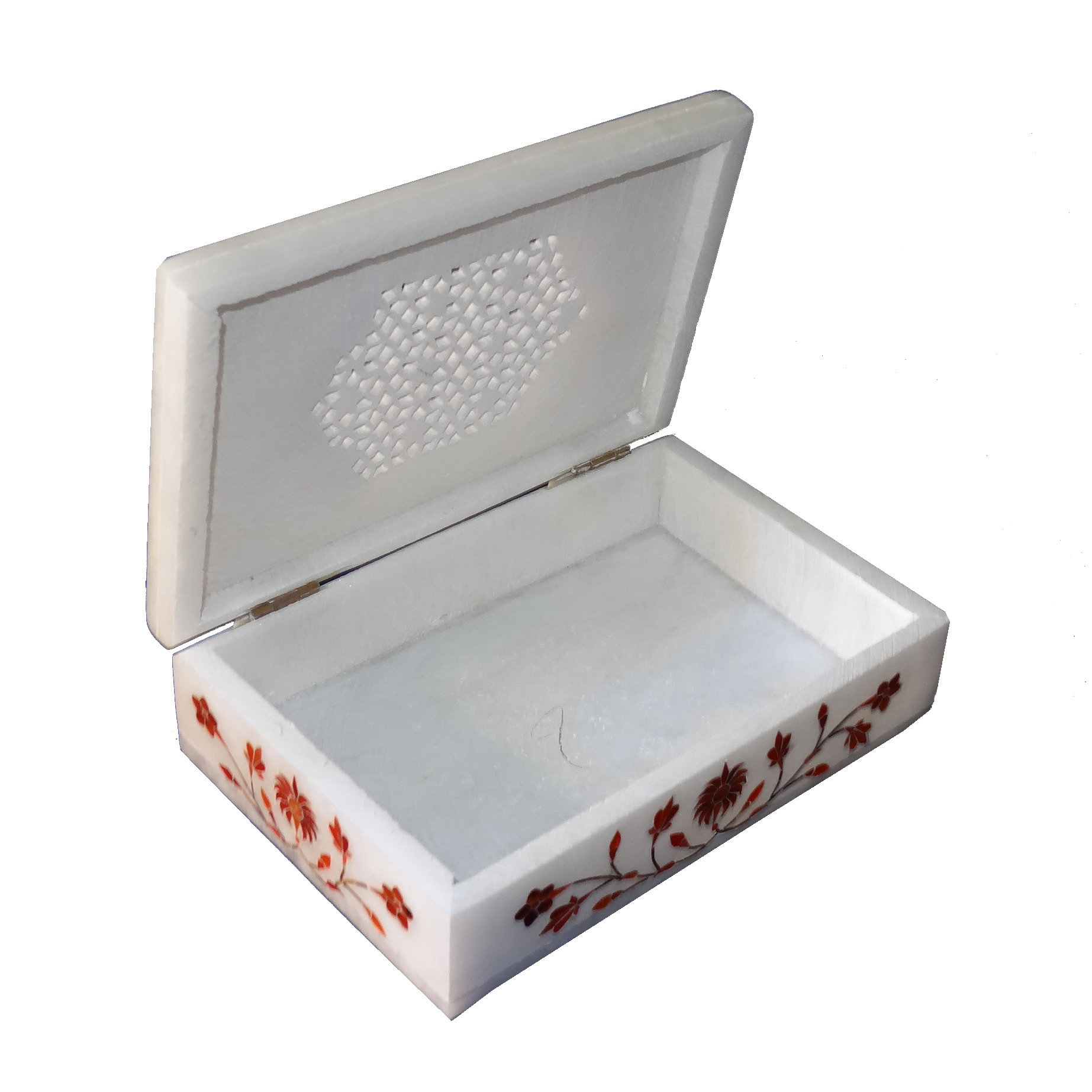 White Marble Jewelry Box