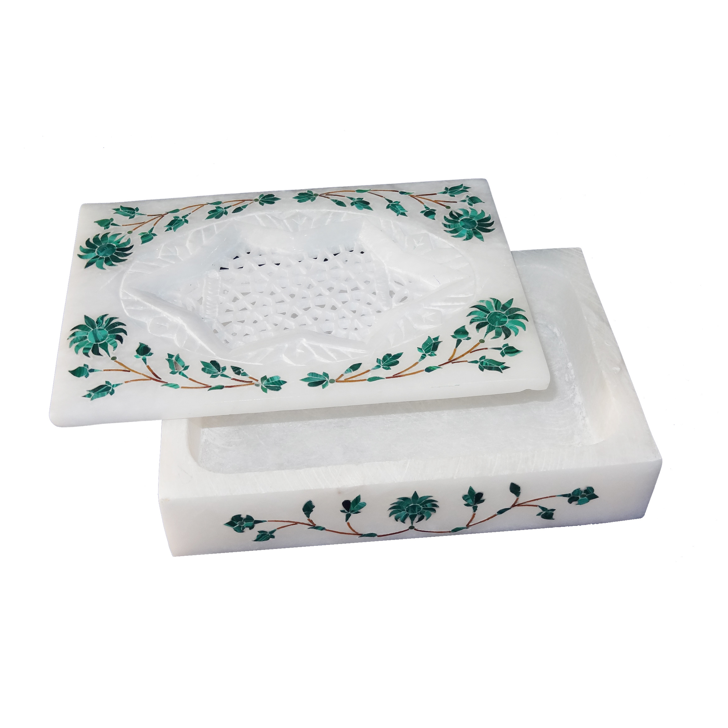 White Marble Jewelry Box