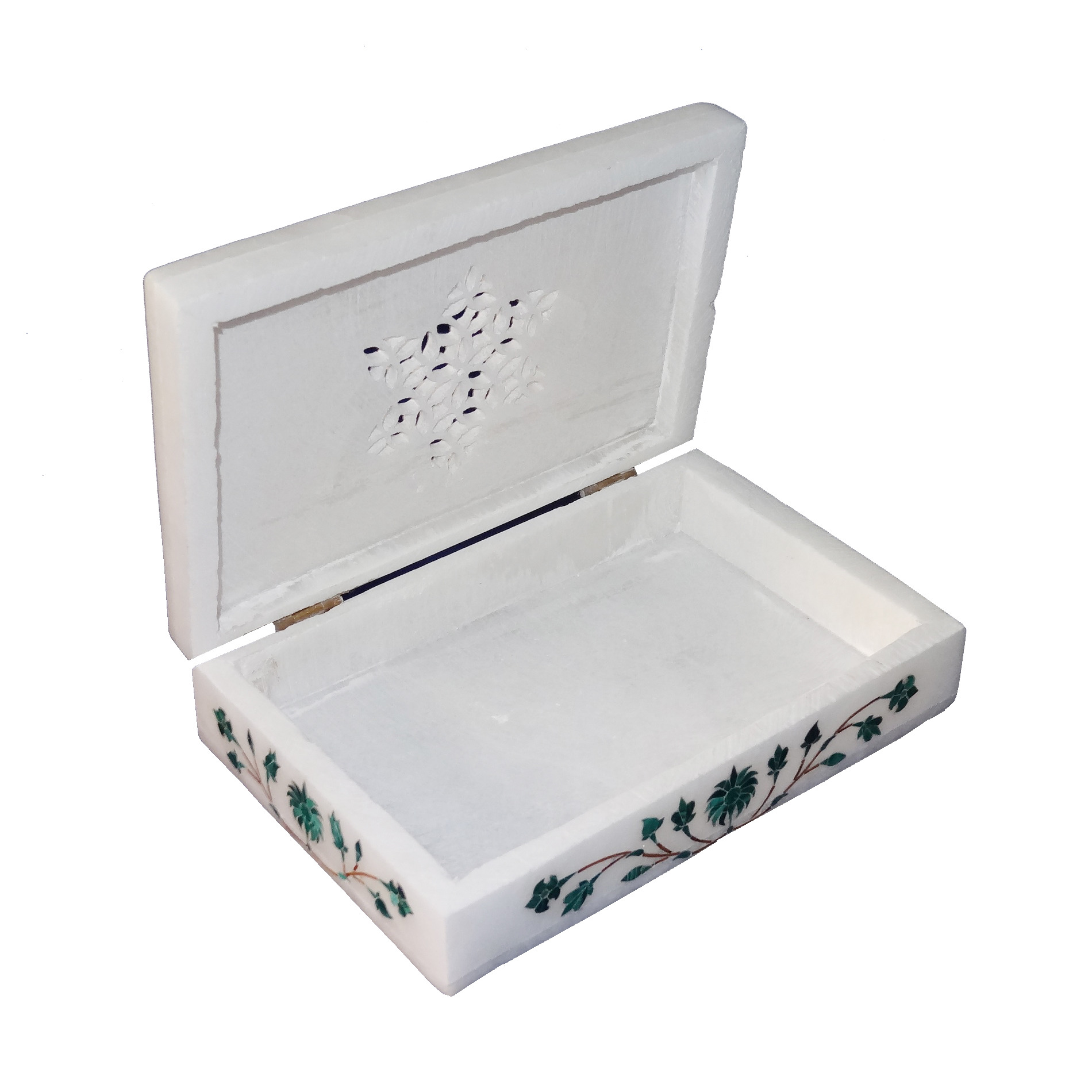 White Marble Jewelry Box