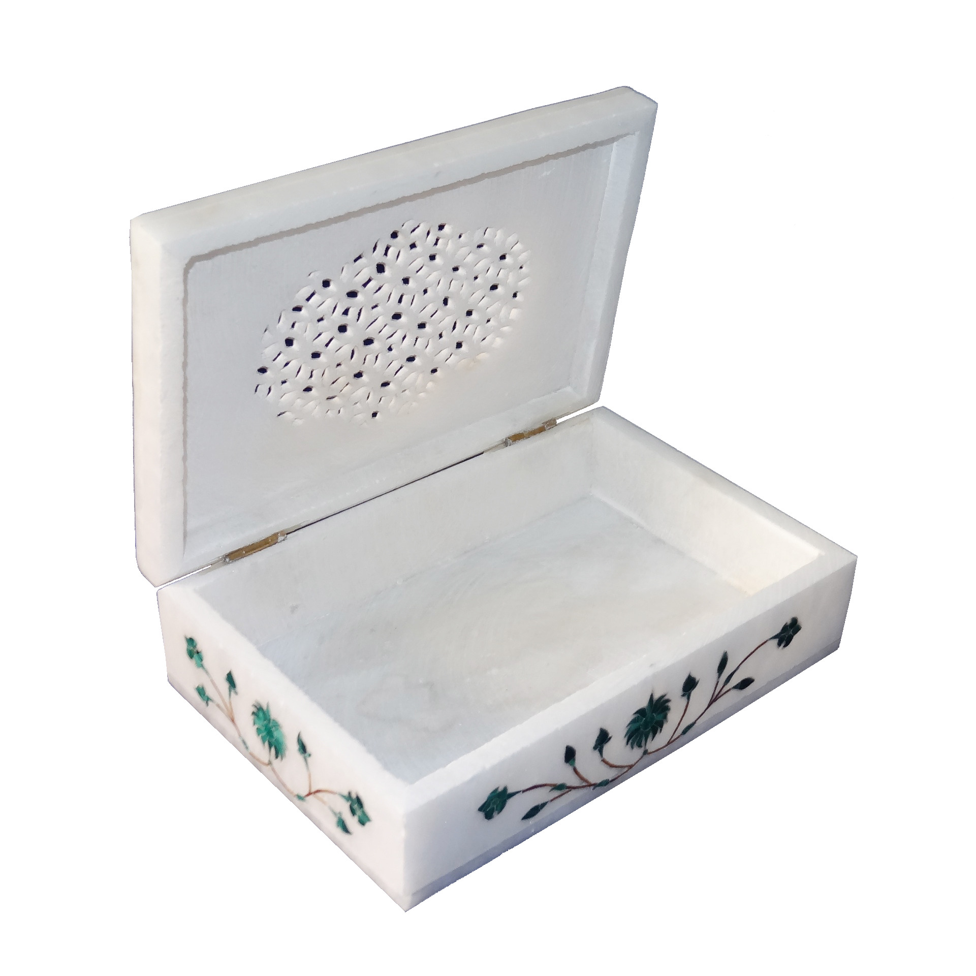 White Marble Jewelry Box