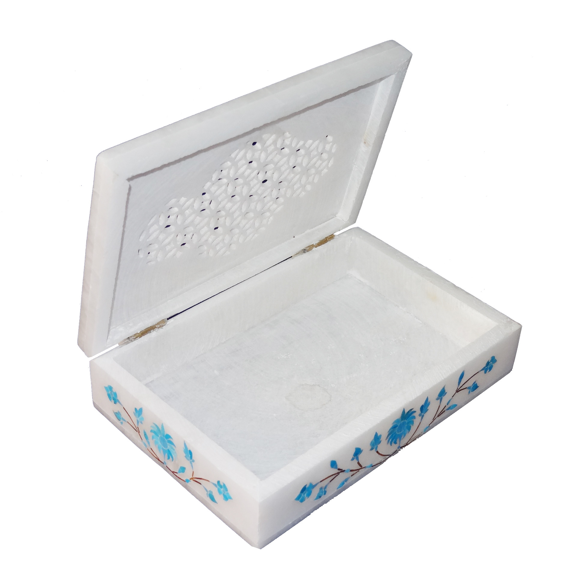 White Marble Jewelry Box