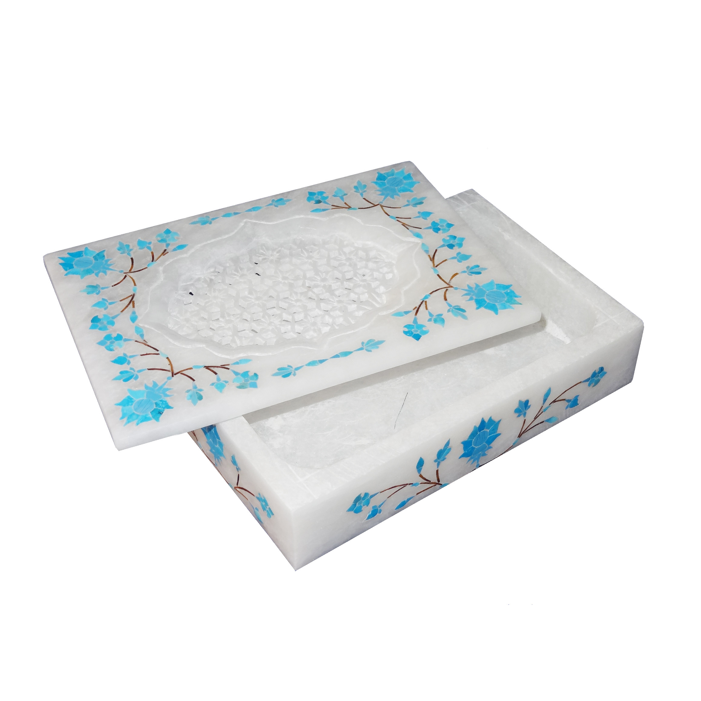 White Marble Jewelry Box