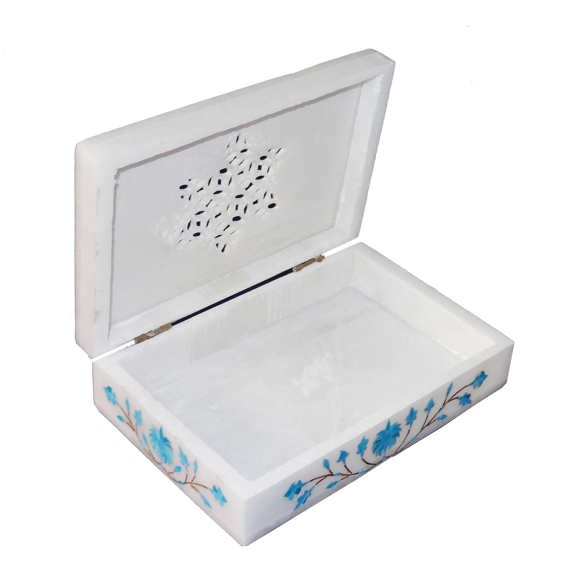 White Marble Jewelry Box