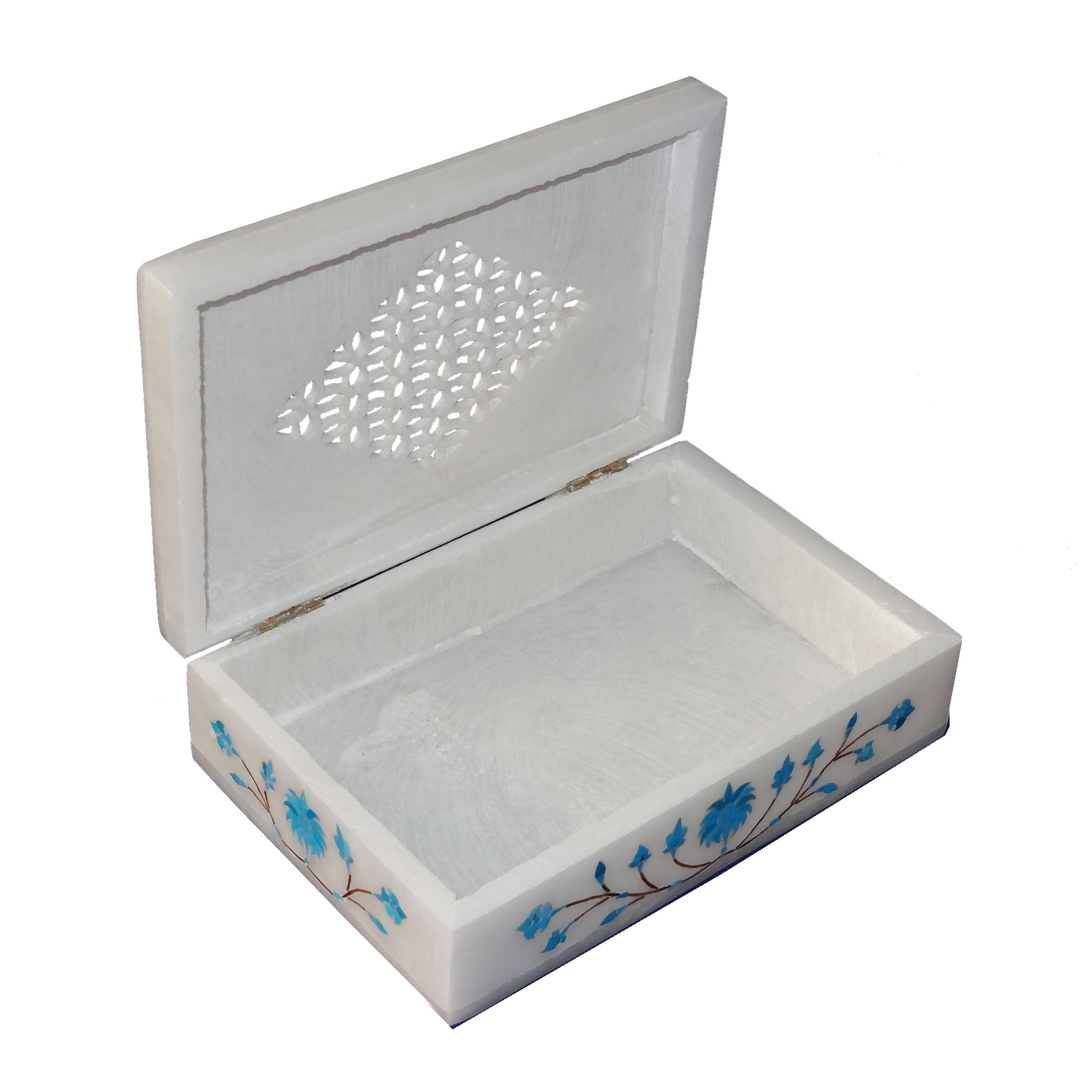 White Marble Jewelry Box