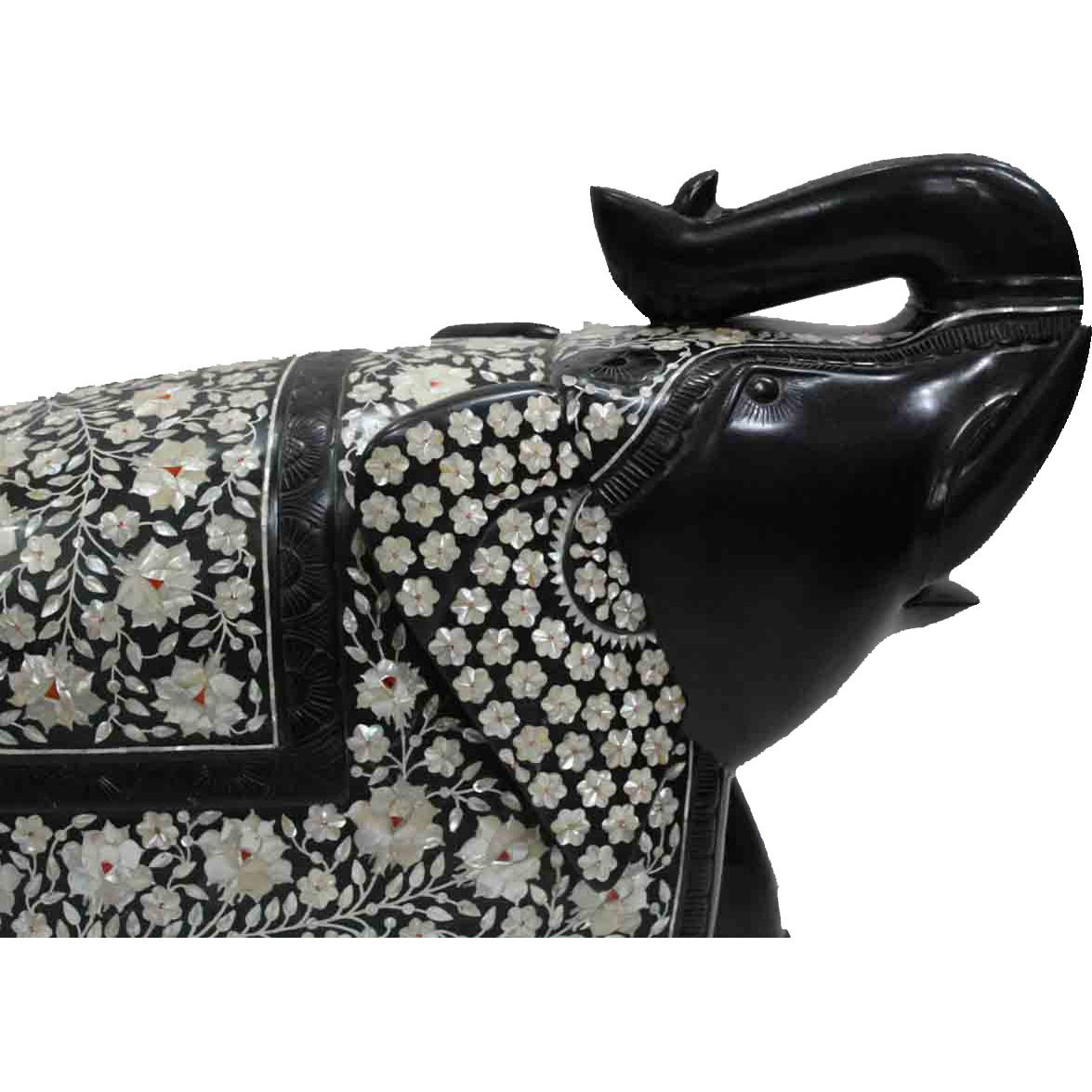 Black Marble Elephant