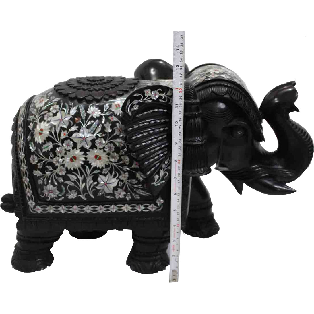 Black Marble Elephant