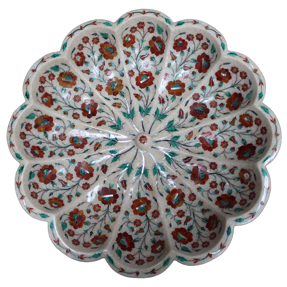 White Marbe Fruit Bowl